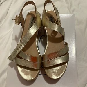 Gold Steve Madden Sandals